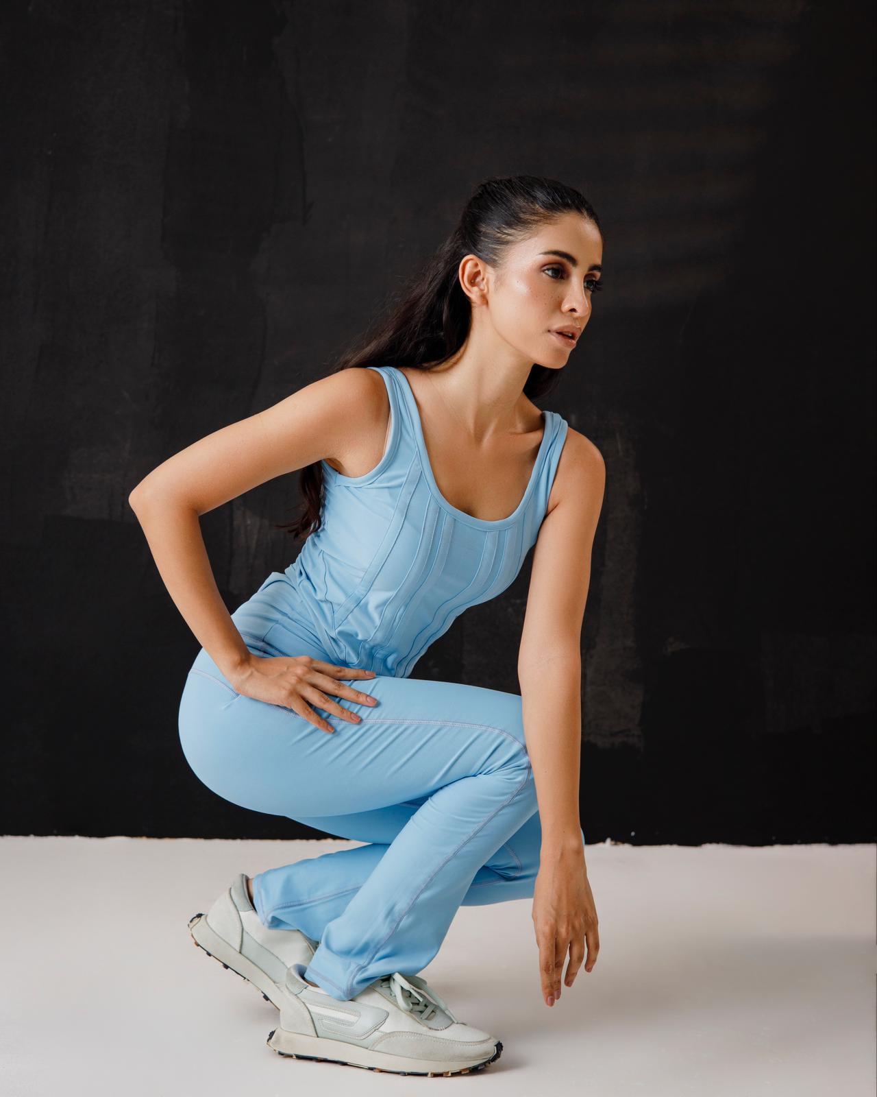 Sky blue Top and leggings
