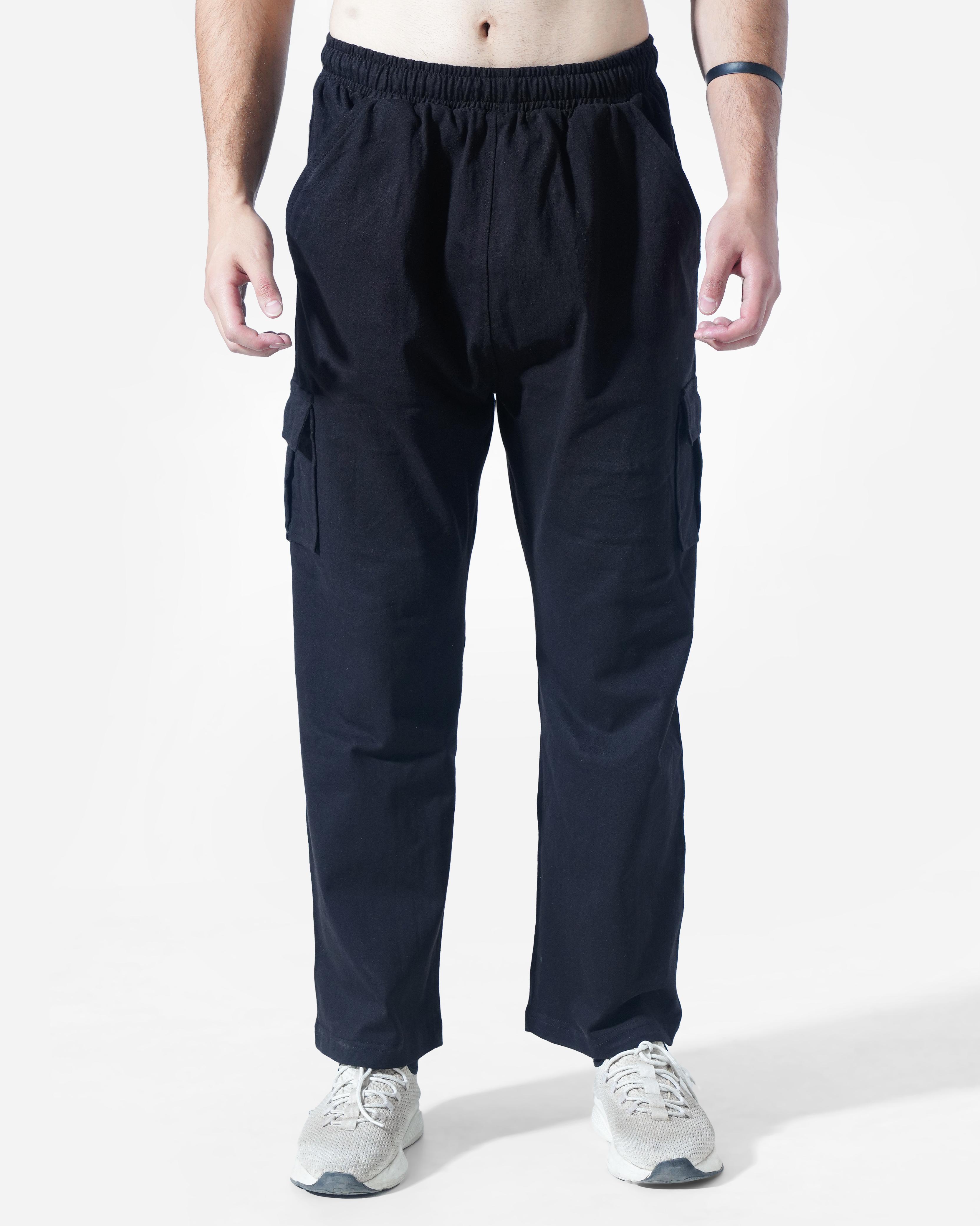 Black Cargo Trouser
