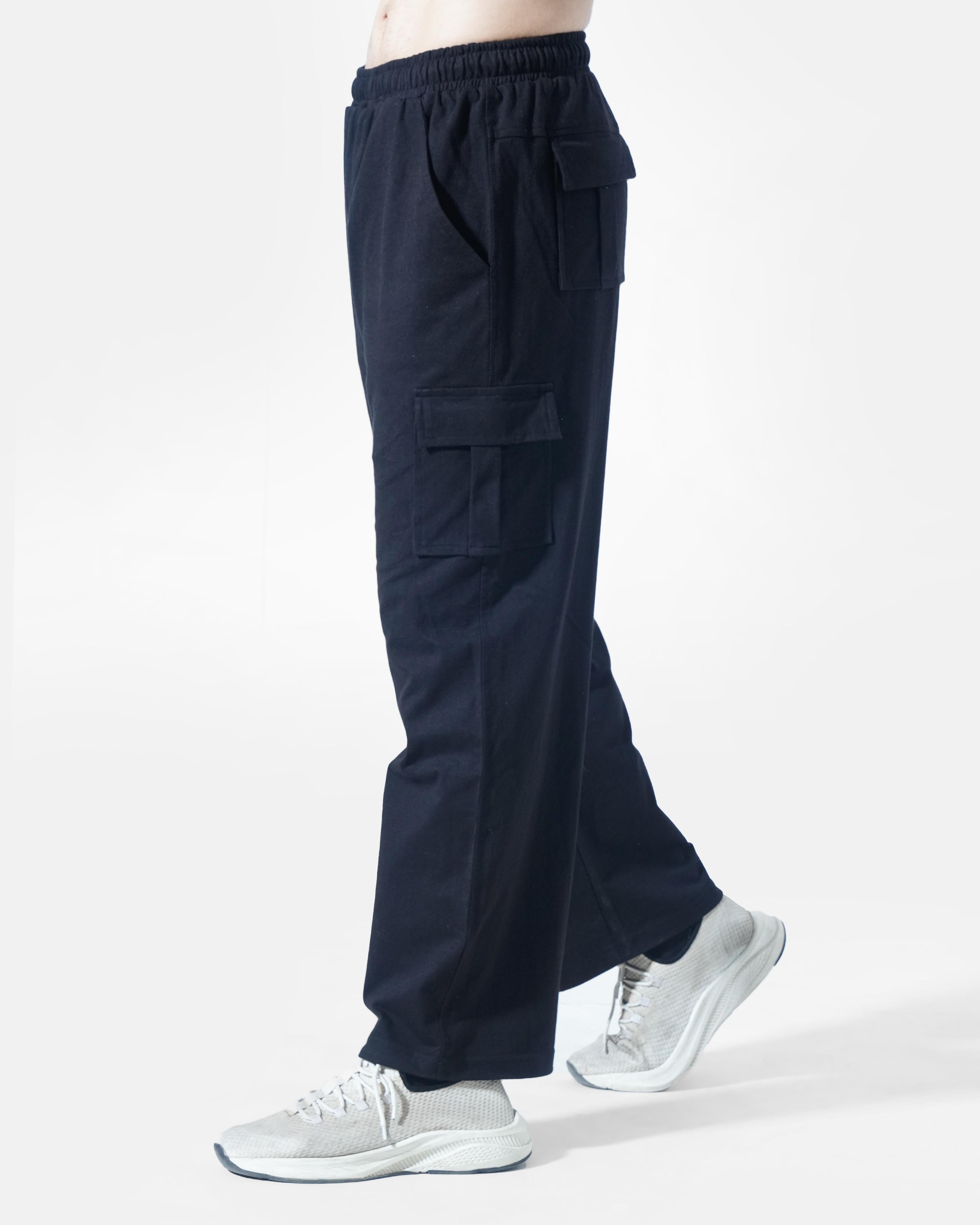Black Cargo Trouser