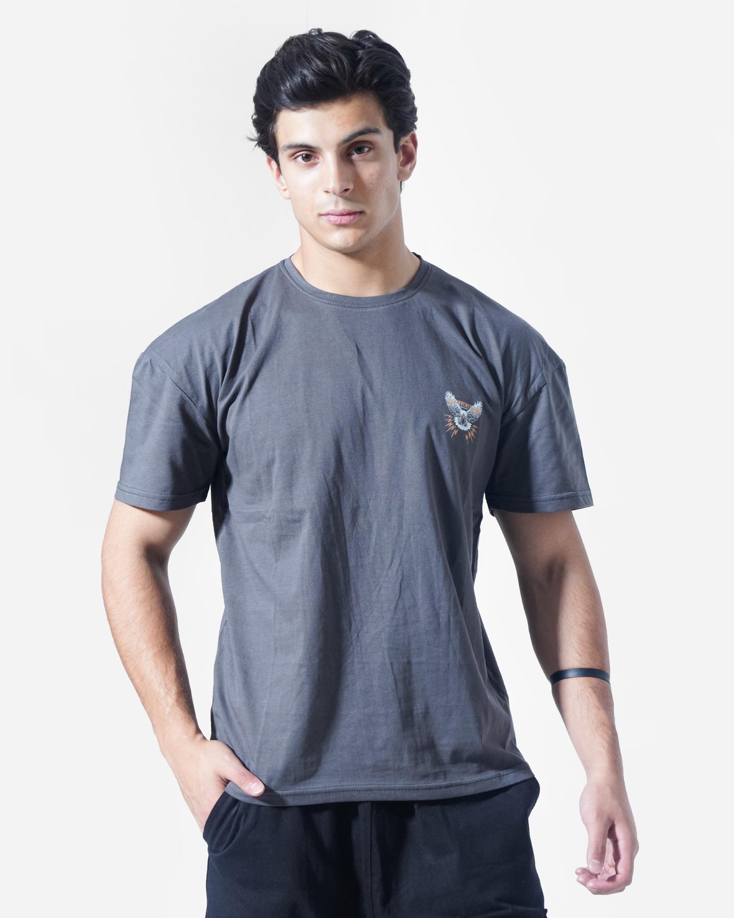 Unconventional oversized tee