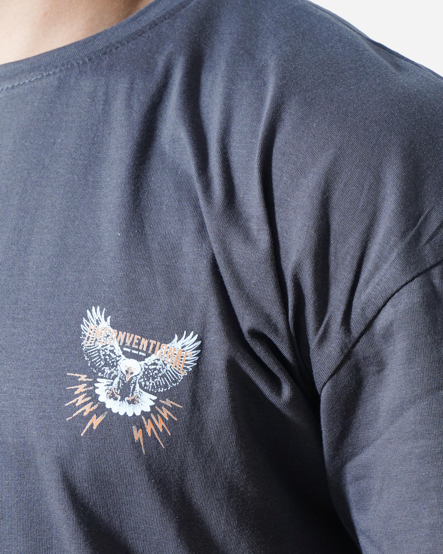 Unconventional oversized tee