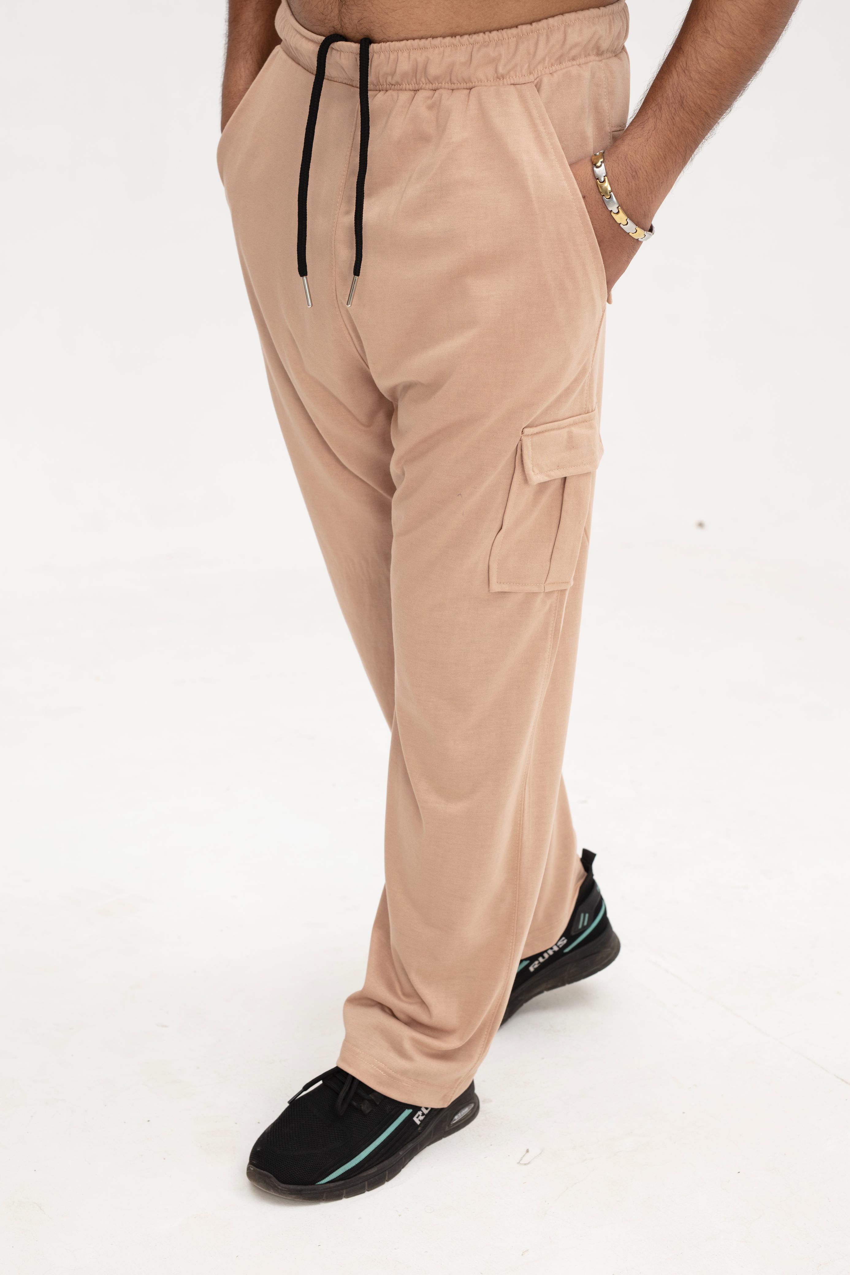 Beige Cargo Trouser