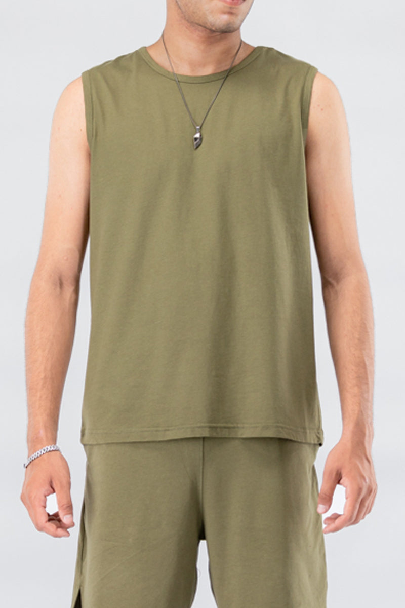 Men B-Fit Muscle Up Top and Short Set