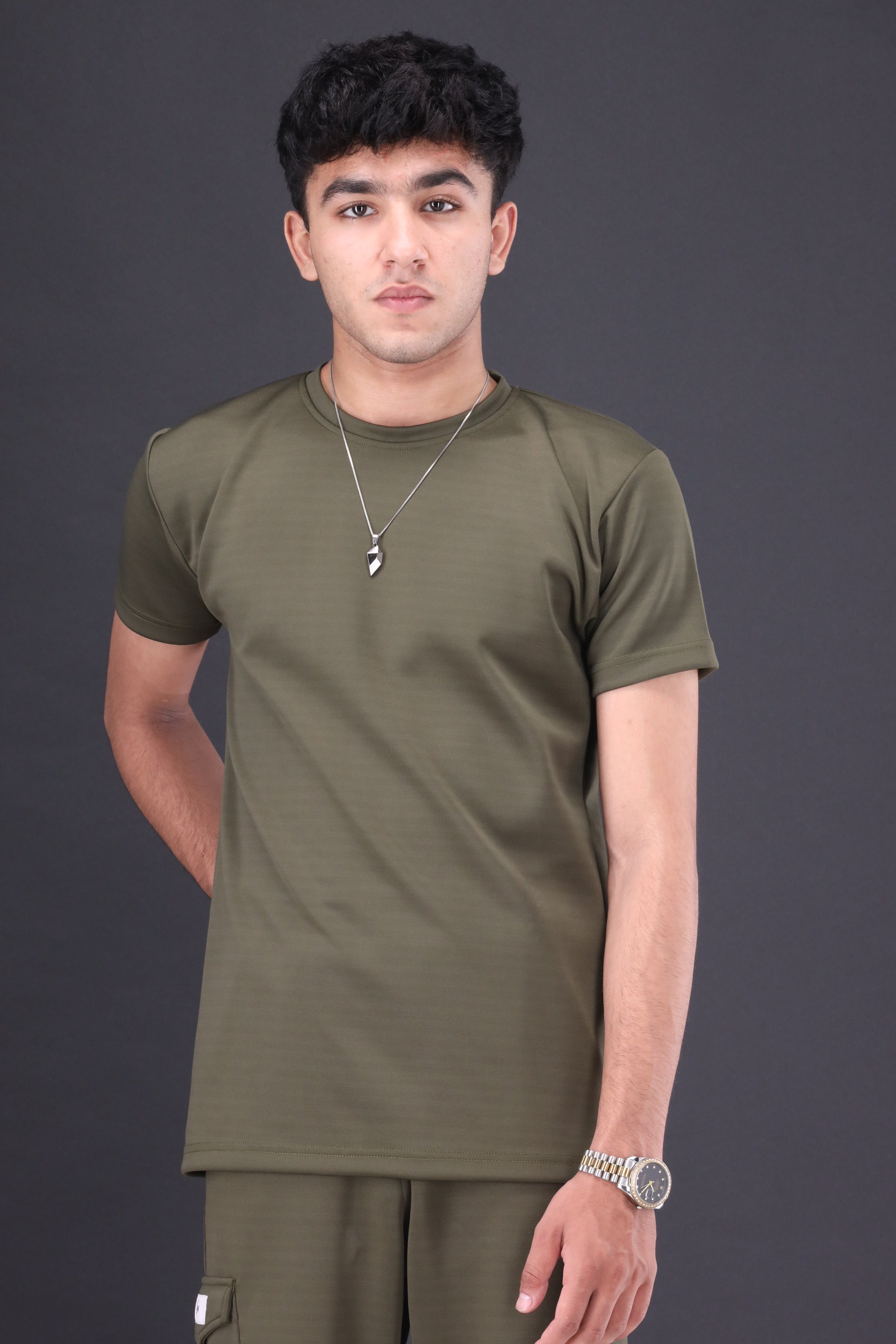 Mens Scuba Tee and Cargo Trousers