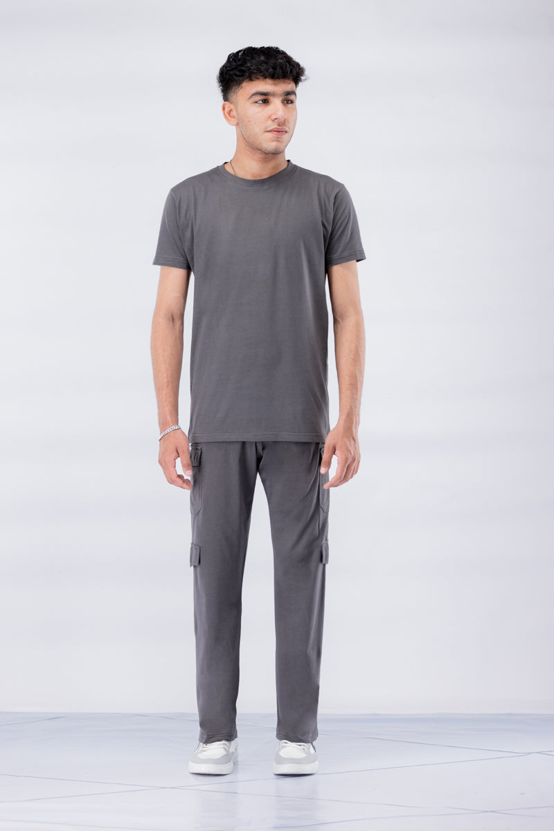 Men Tee and Cargo Trouser Set