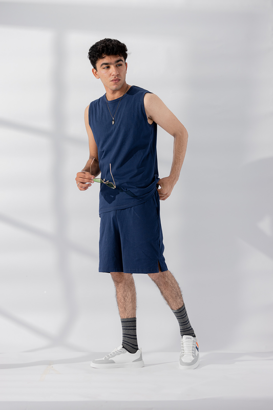 Men b-fit muscle up top and short set