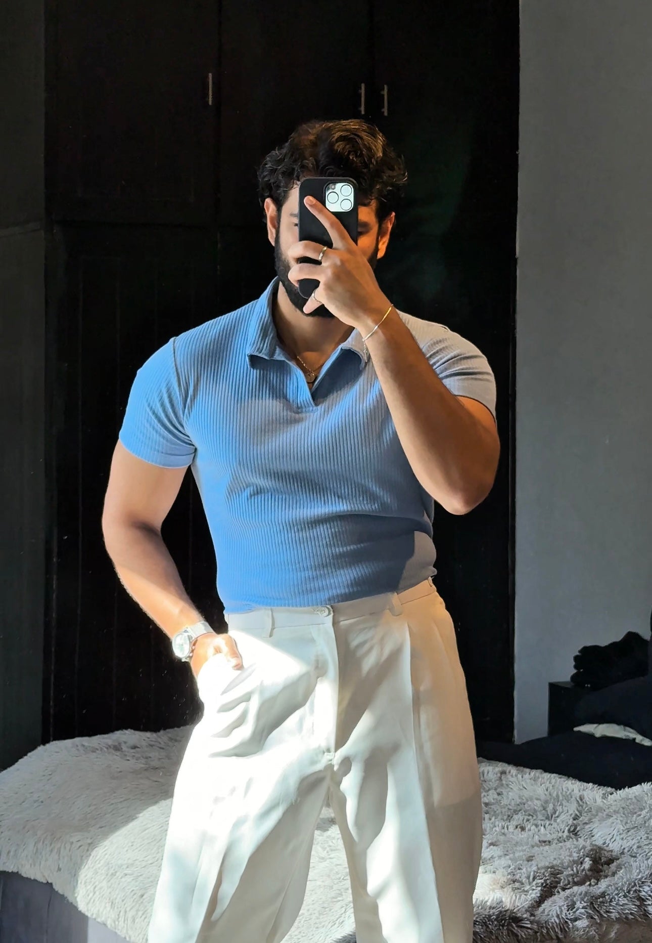 SKY BLUE POLO
