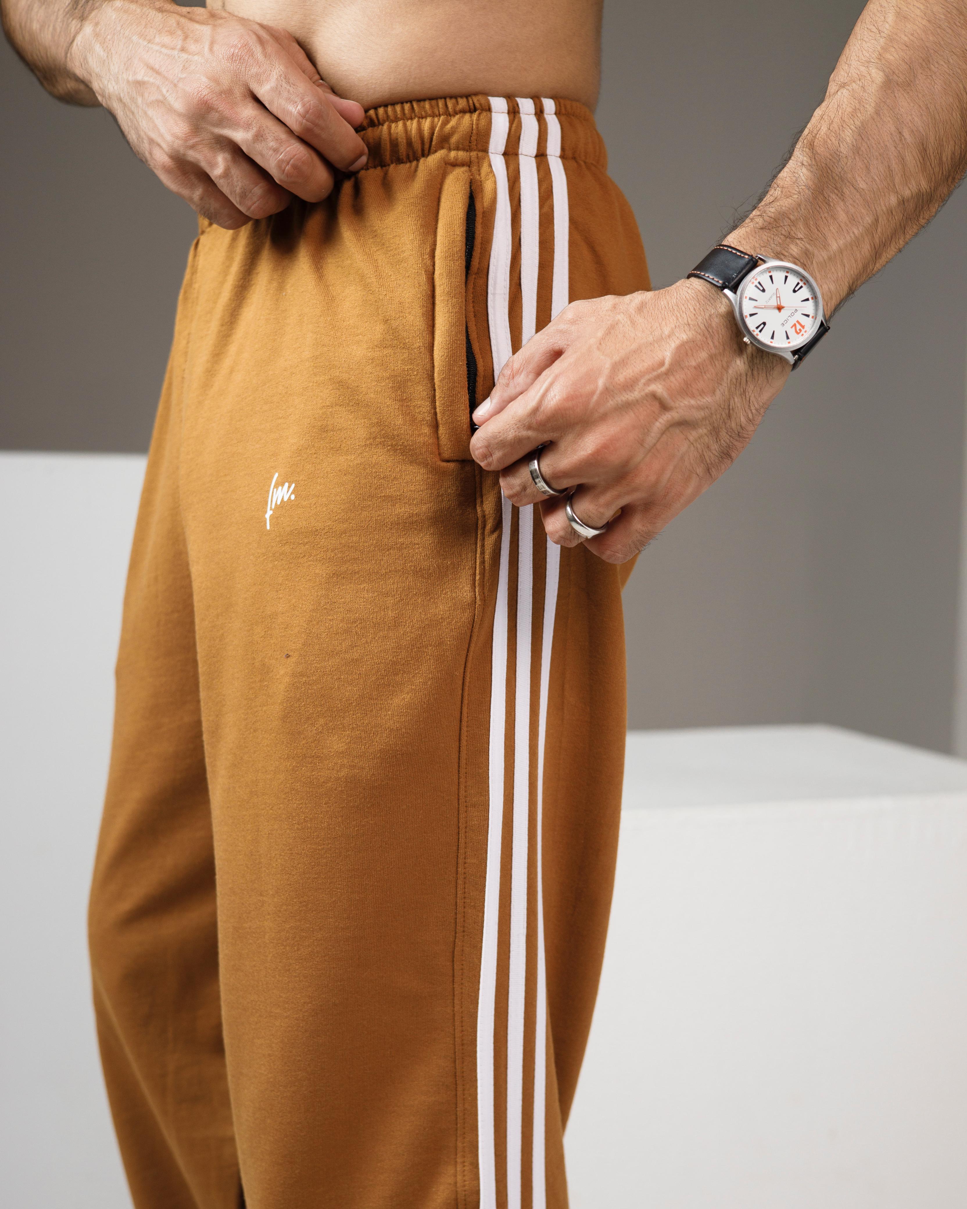 Brown Stripped Trouser