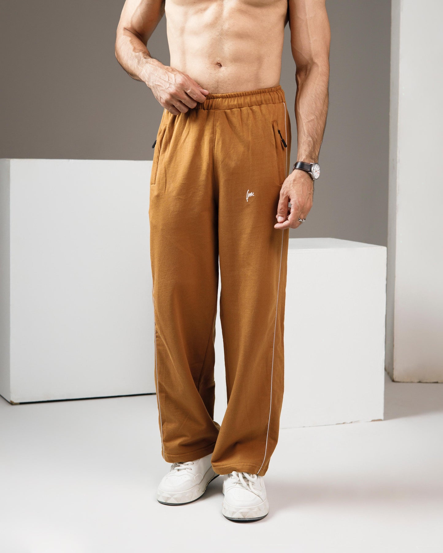 Brown bone trouser