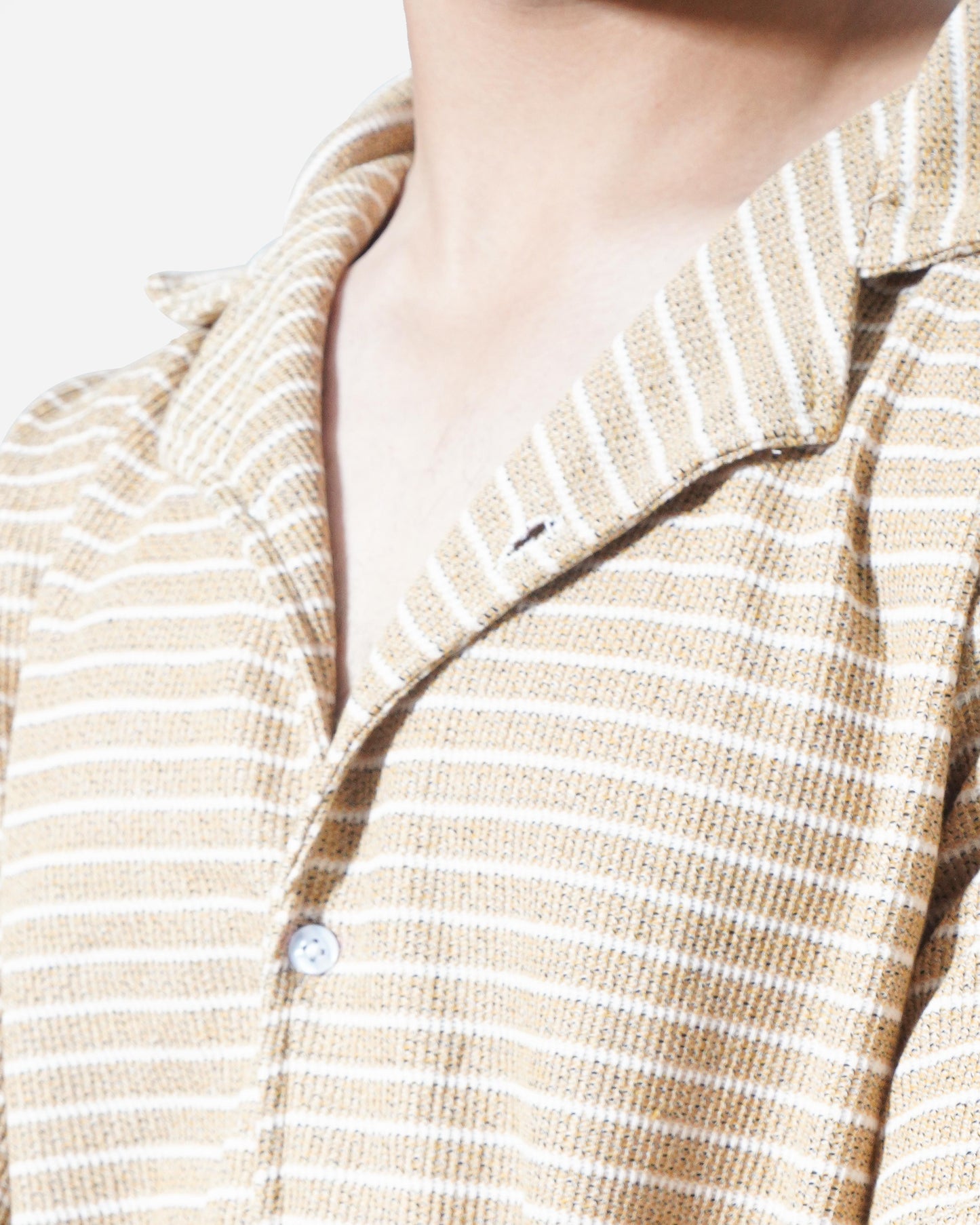 Beige crochet shirt
