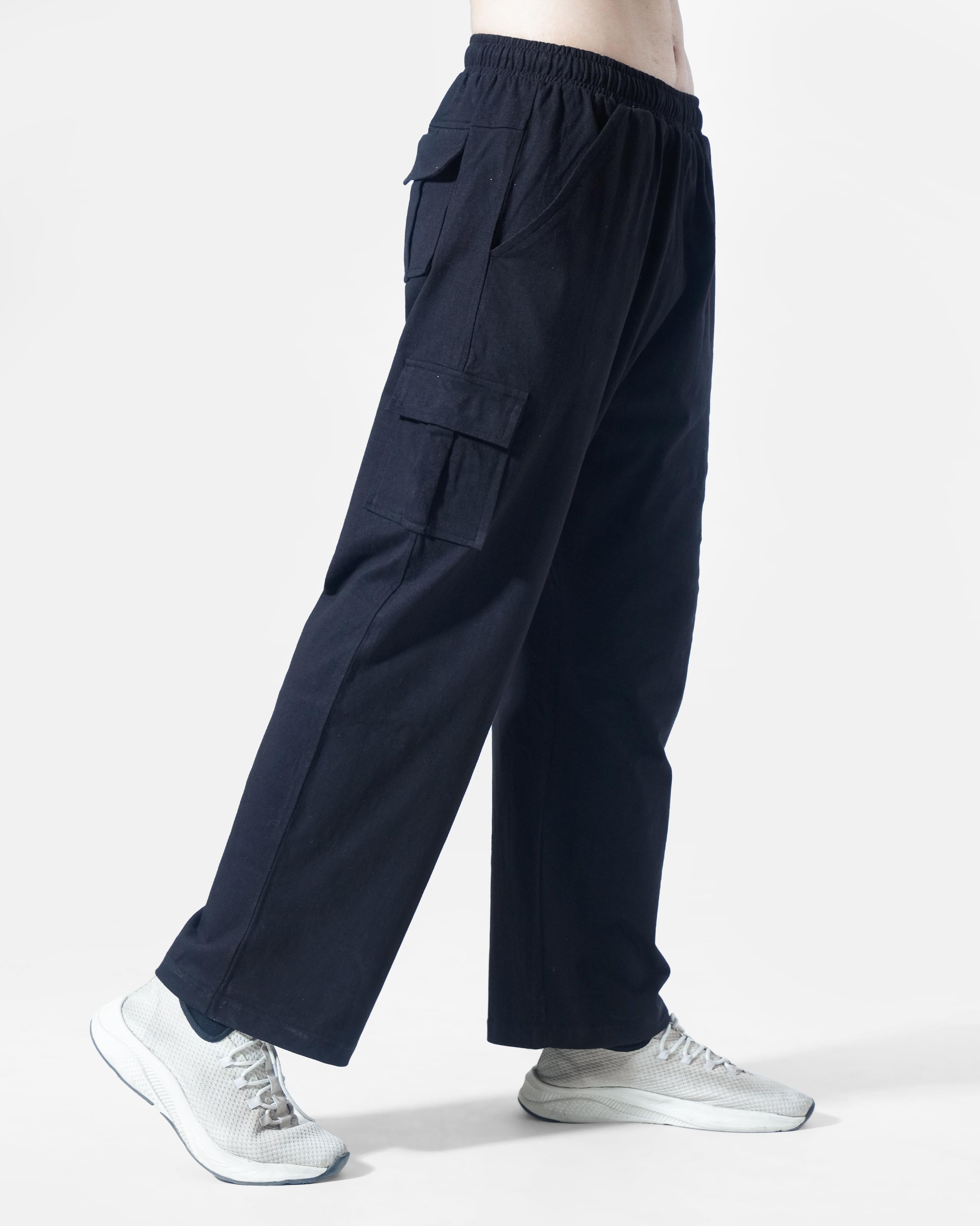 Black Cargo Trouser