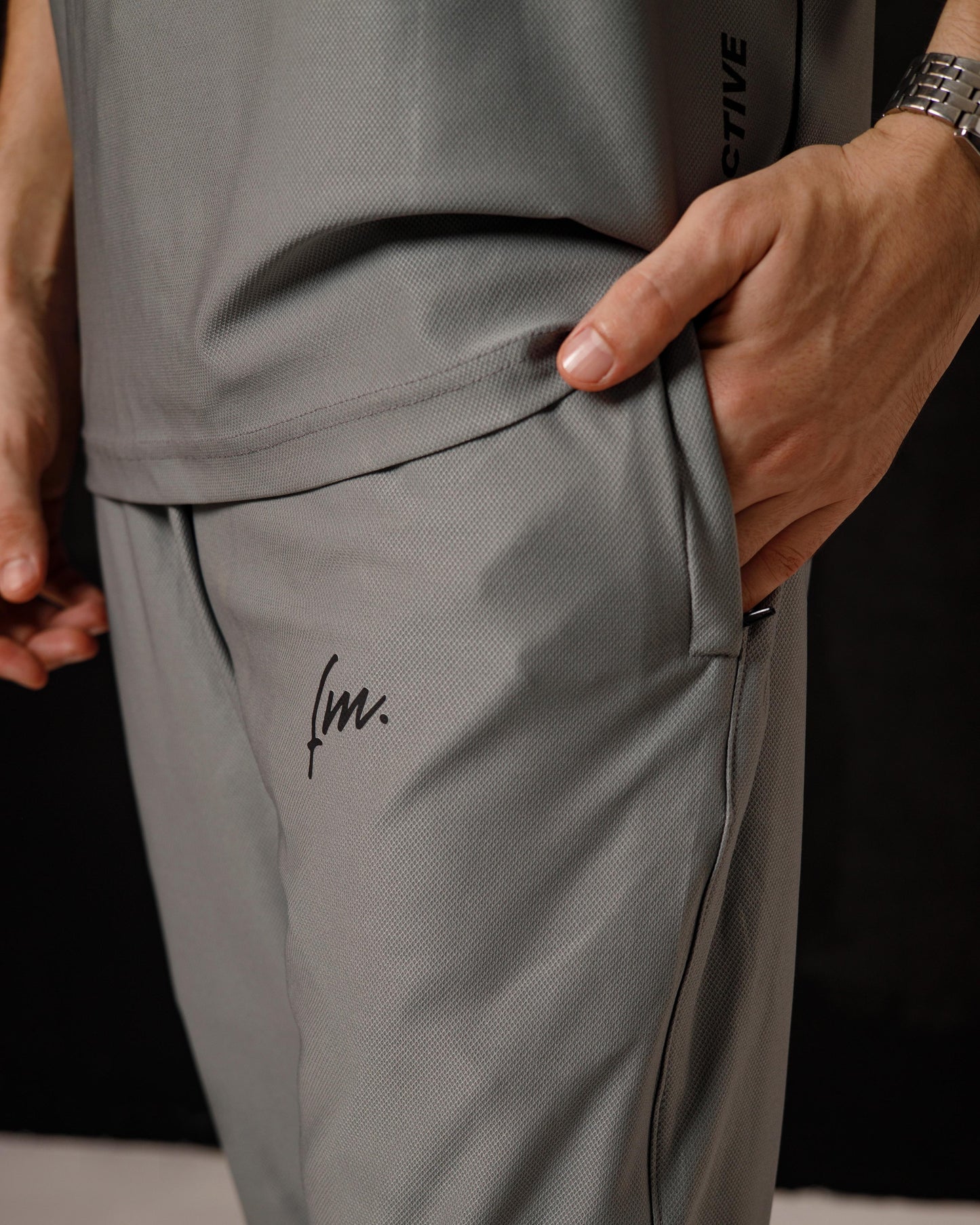 Popcorn light grey tracksuit