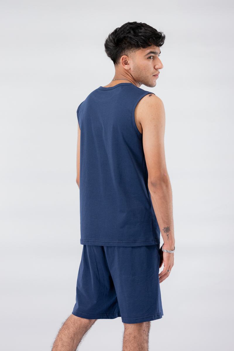 Men B-Fit Muscle Up Top and Short Set