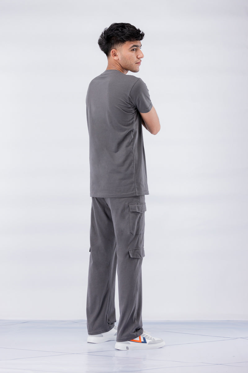 Men Tee and Cargo Trouser Set