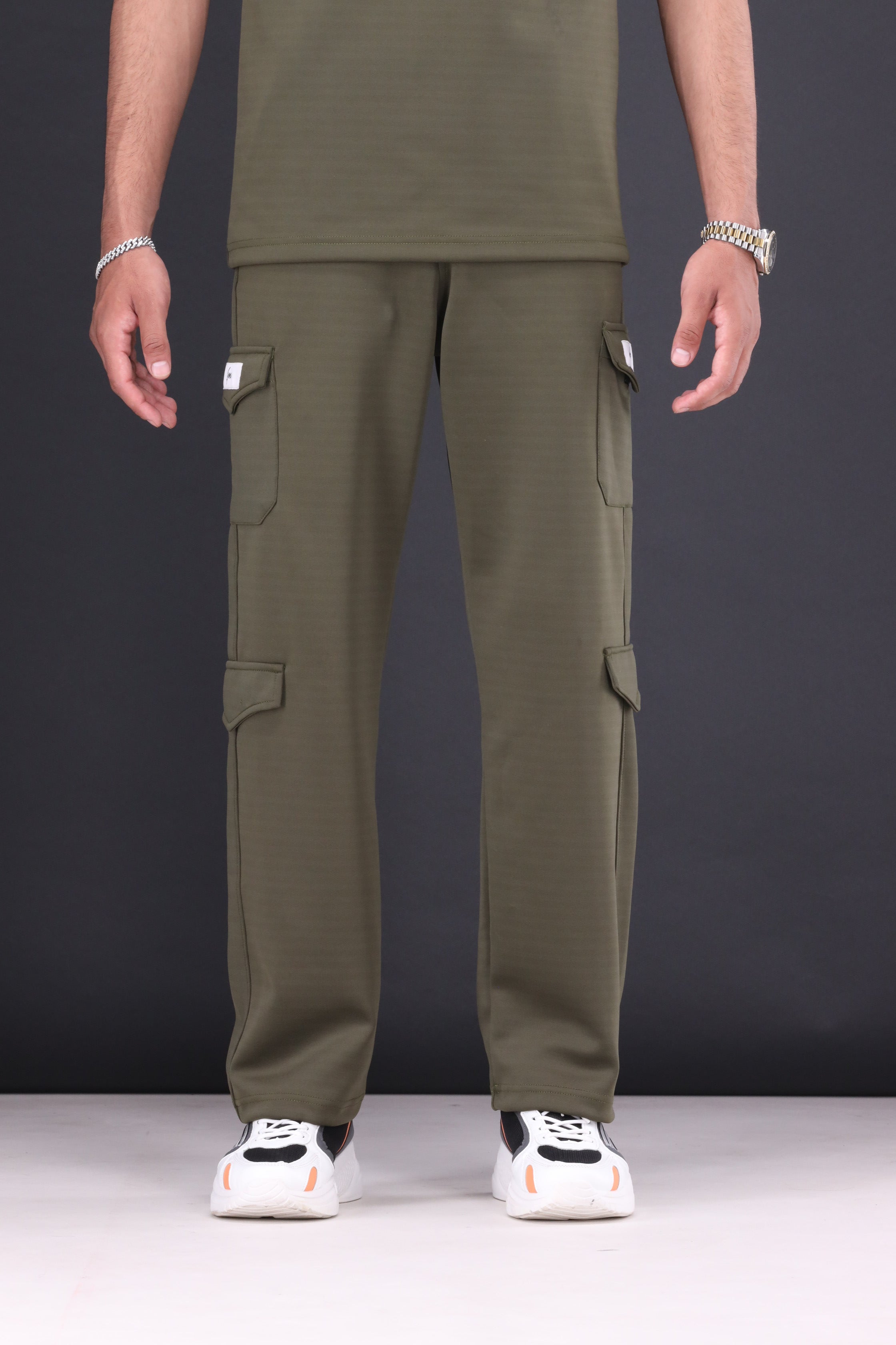 Mens Scuba Tee and Cargo Trousers